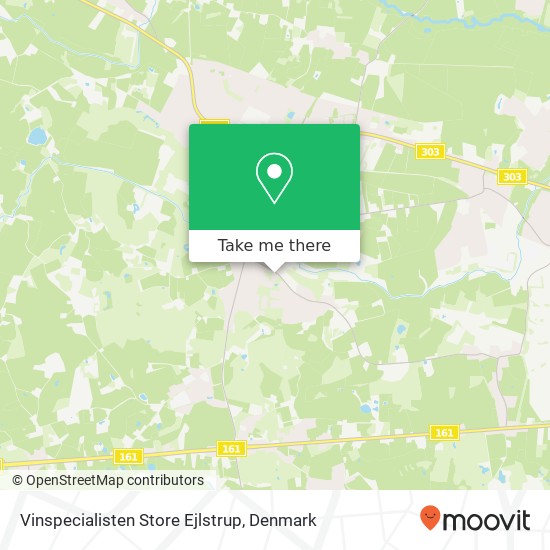 Vinspecialisten Store Ejlstrup map