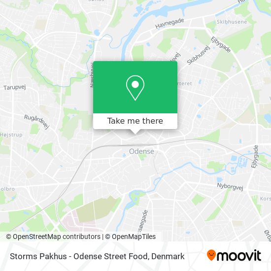 Storms Pakhus - Odense Street Food map