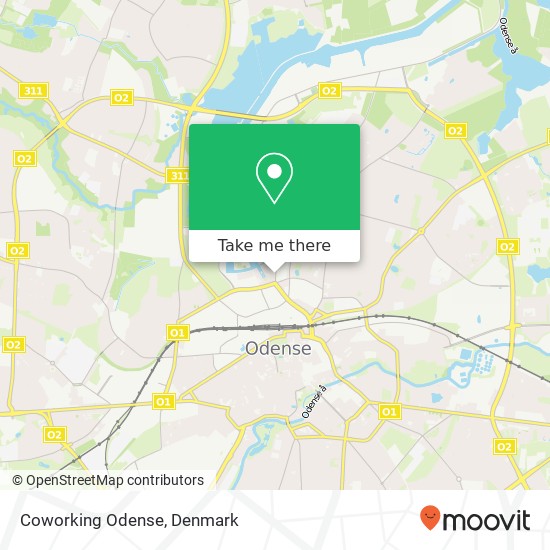 Coworking Odense map