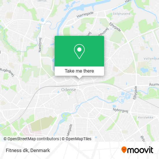 Fitness dk map