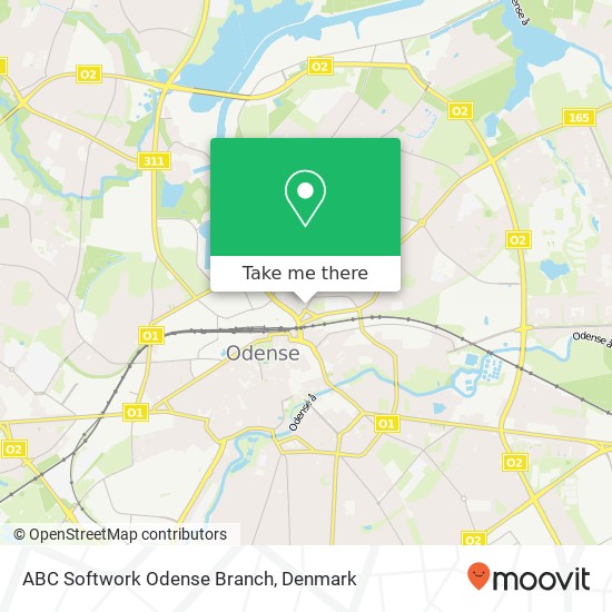 ABC Softwork Odense Branch map