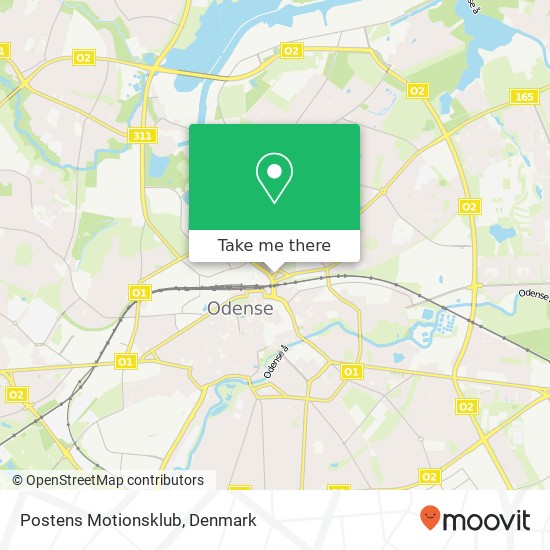 Postens Motionsklub map