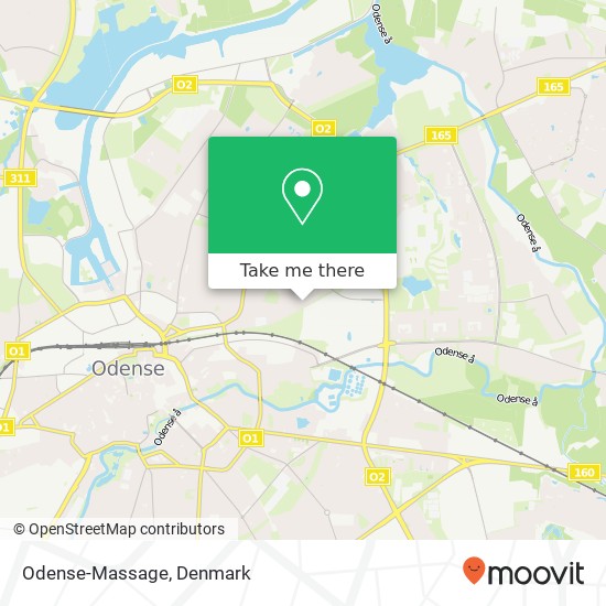 Odense-Massage map