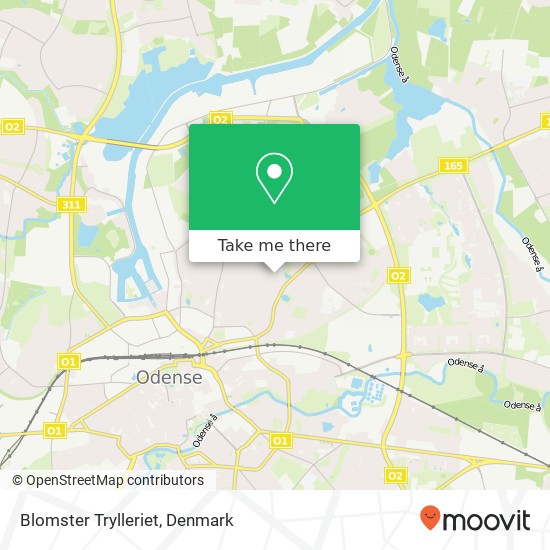 Blomster Trylleriet map