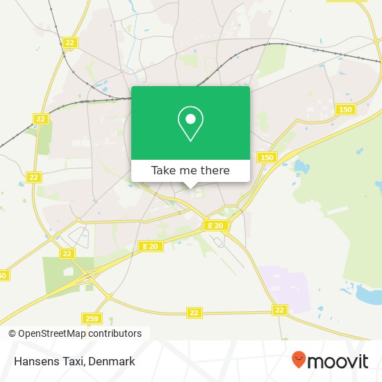 Hansens Taxi map