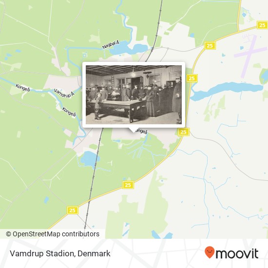 Vamdrup Stadion map