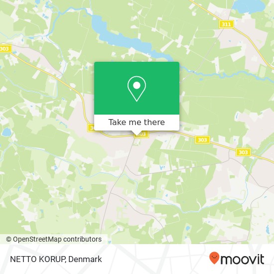 NETTO KORUP map