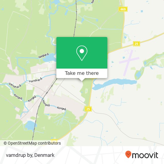 vamdrup by map