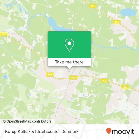 Korup Kultur- & Idrætscenter map