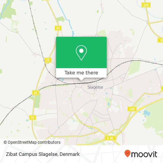 Zibat Campus Slagelse map