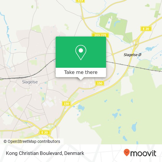 Kong Christian Boulevard map