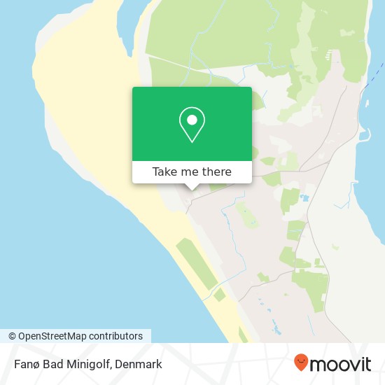 Fanø Bad Minigolf map