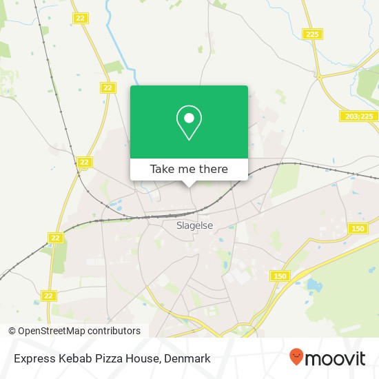 Express Kebab Pizza House map