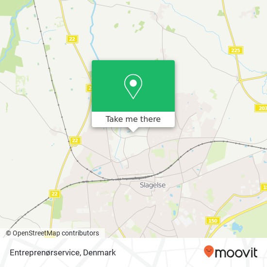 Entreprenørservice map