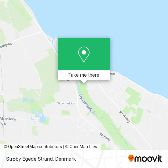 Strøby Egede Strand map