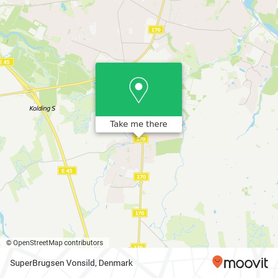 SuperBrugsen Vonsild map