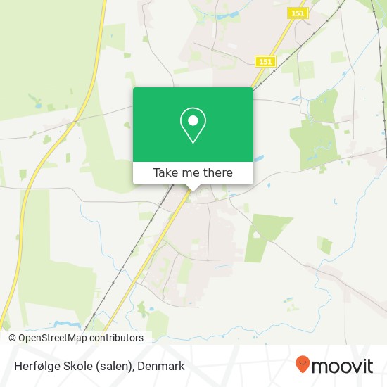 Herfølge Skole (salen) map