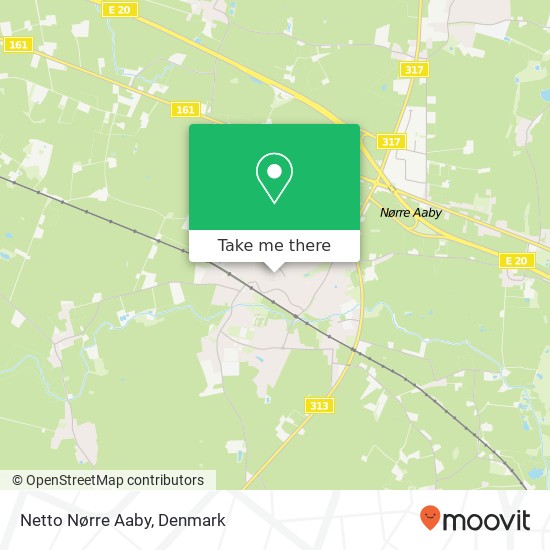 Netto Nørre Aaby map