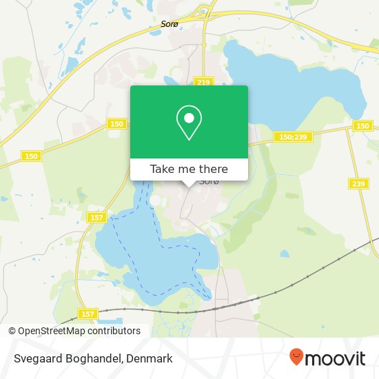 Svegaard Boghandel map