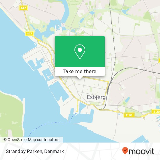 Strandby Parken map