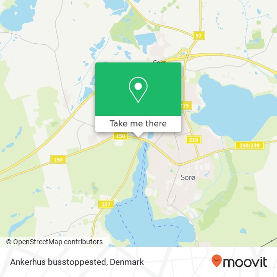 Ankerhus busstoppested map