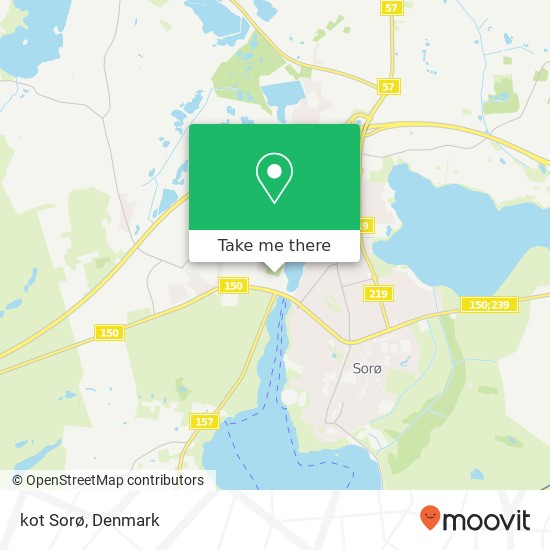kot Sorø map