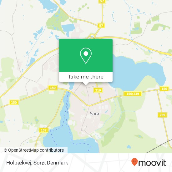 Holbækvej, Sorø map