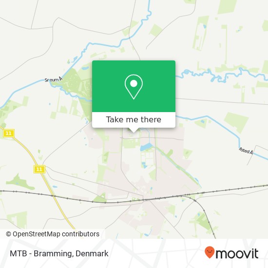 MTB - Bramming map