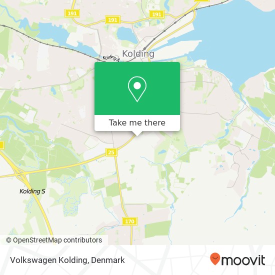 Volkswagen Kolding map