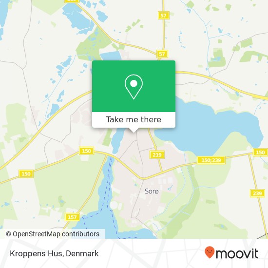 Kroppens Hus map