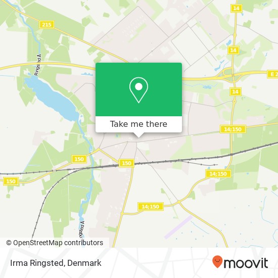Irma Ringsted map