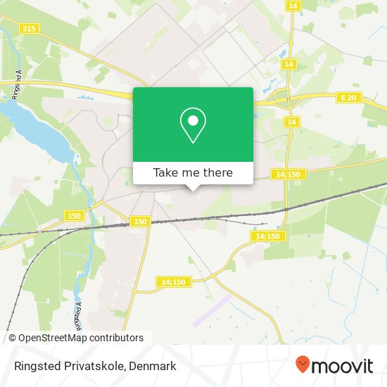 Ringsted Privatskole map