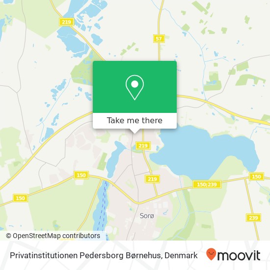 Privatinstitutionen Pedersborg Børnehus map