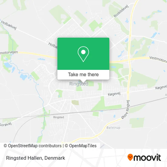 Ringsted Hallen map