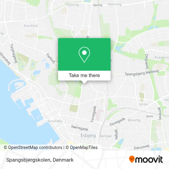 Spangsbjergskolen map