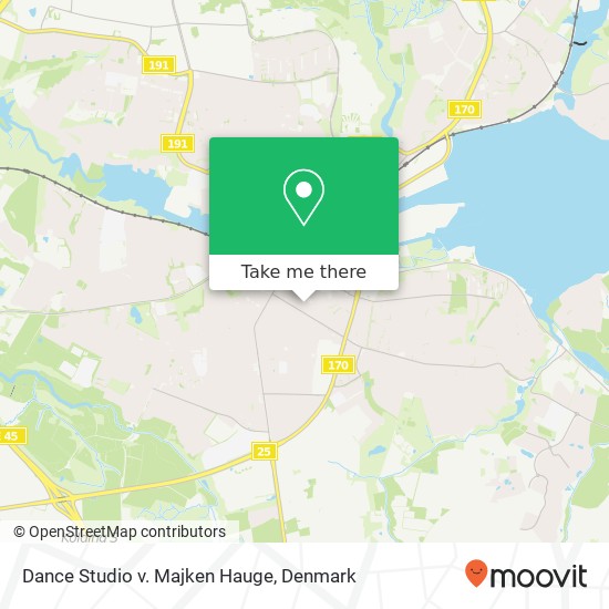 Dance Studio v. Majken Hauge map