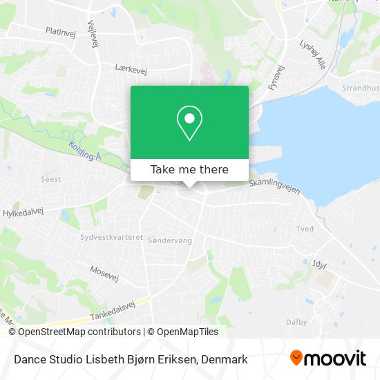 Dance Studio Lisbeth Bjørn Eriksen map