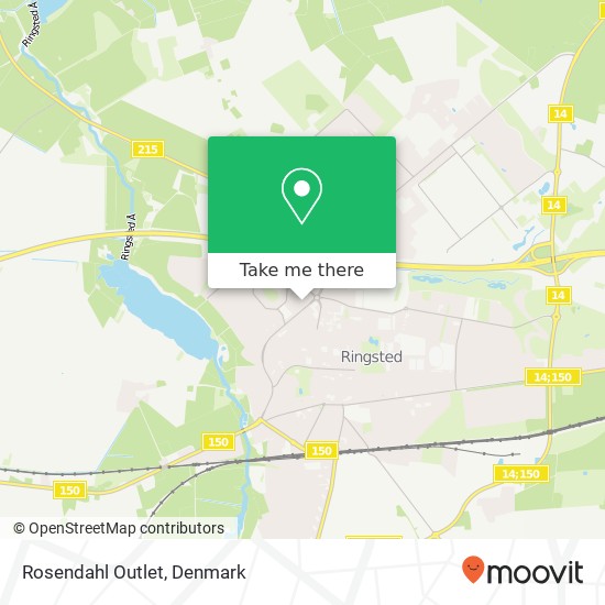 Rosendahl Outlet map