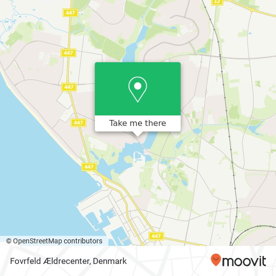 Fovrfeld Ældrecenter map