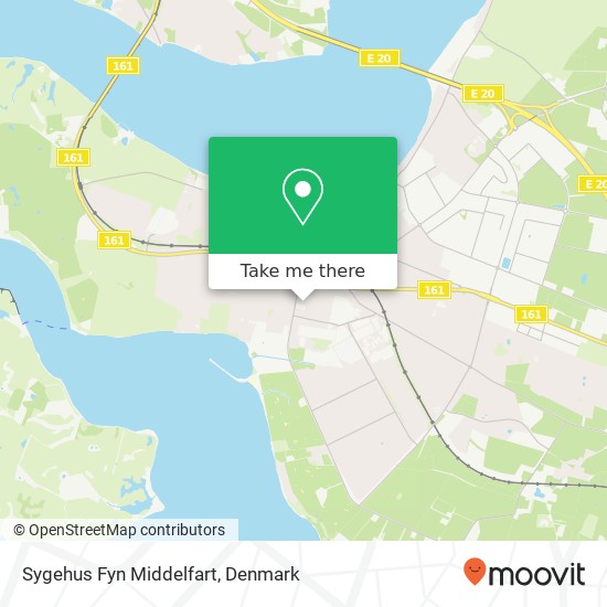 Sygehus Fyn Middelfart map