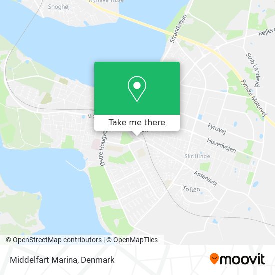 Middelfart Marina map