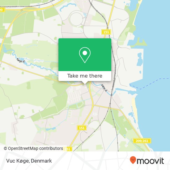 Vuc Køge map