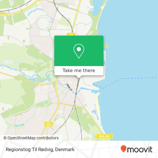 Regionstog Til Rødvig map