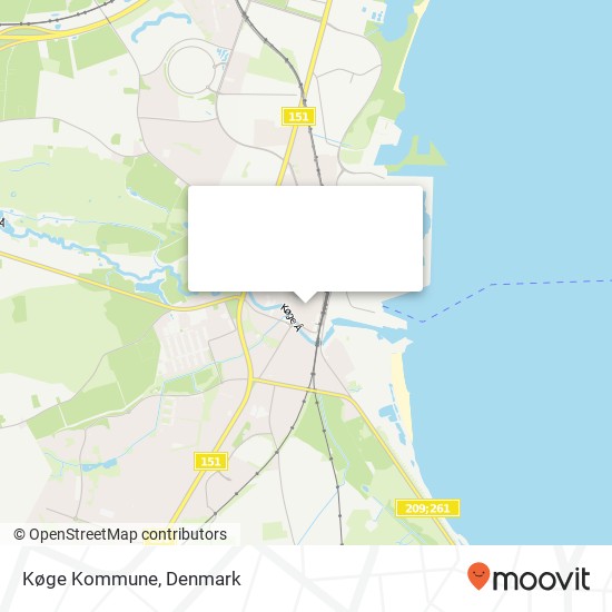 Køge Kommune map