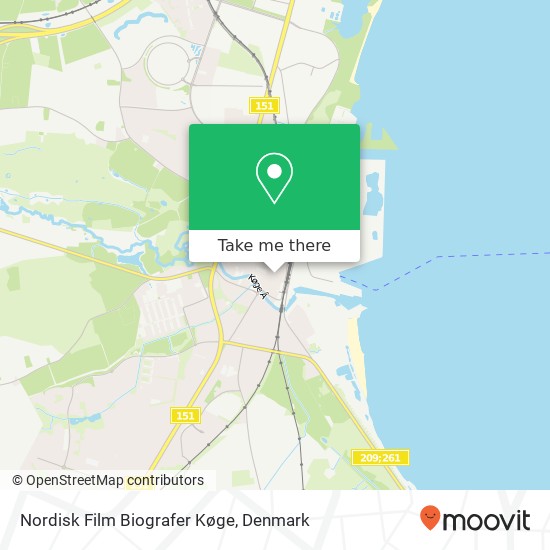 Nordisk Film Biografer Køge map