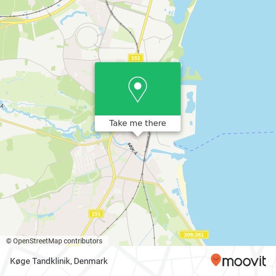 Køge Tandklinik map