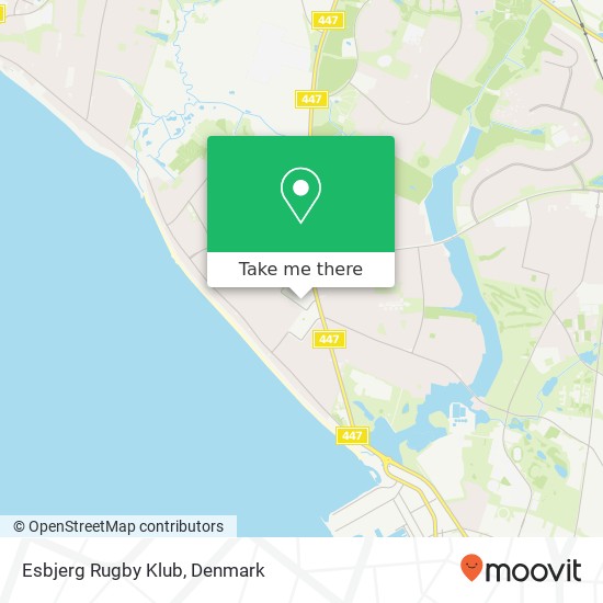 Esbjerg Rugby Klub map