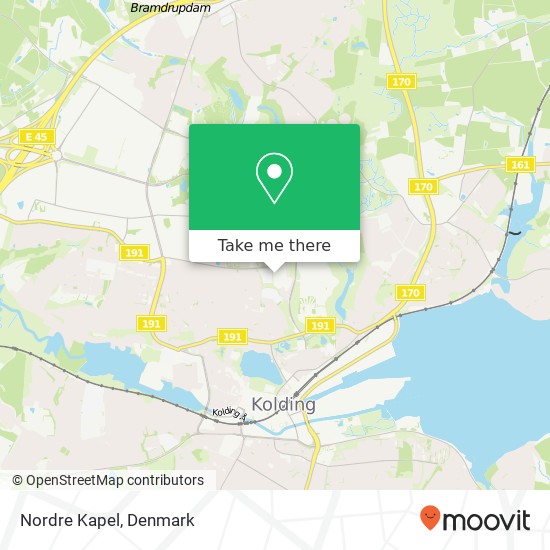 Nordre Kapel map