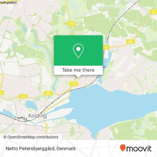 Netto Petersbjerggård map