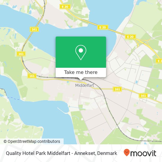 Quality Hotel Park Middelfart - Annekset map